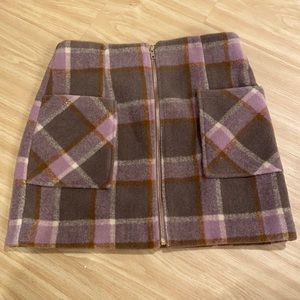 NWT Plaid Skirt